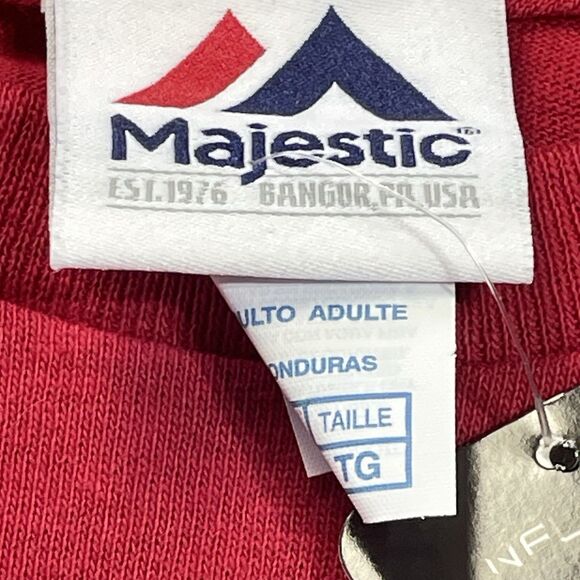 Atlanta Falcons Shirt Mens XL Red Majestic NFL Super Bowl LI 51 Destination New - Picture 4 of 13